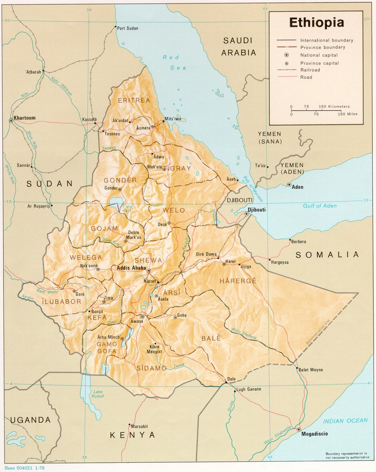 oldest Ethiopian map
