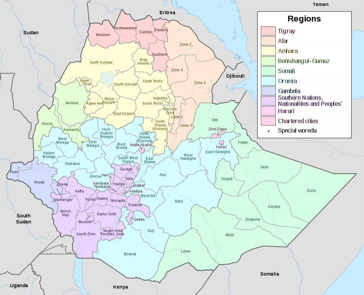 hawassa Ethiopia map