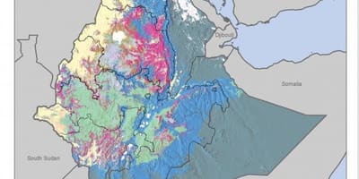 Map of soil map of Ethiopia